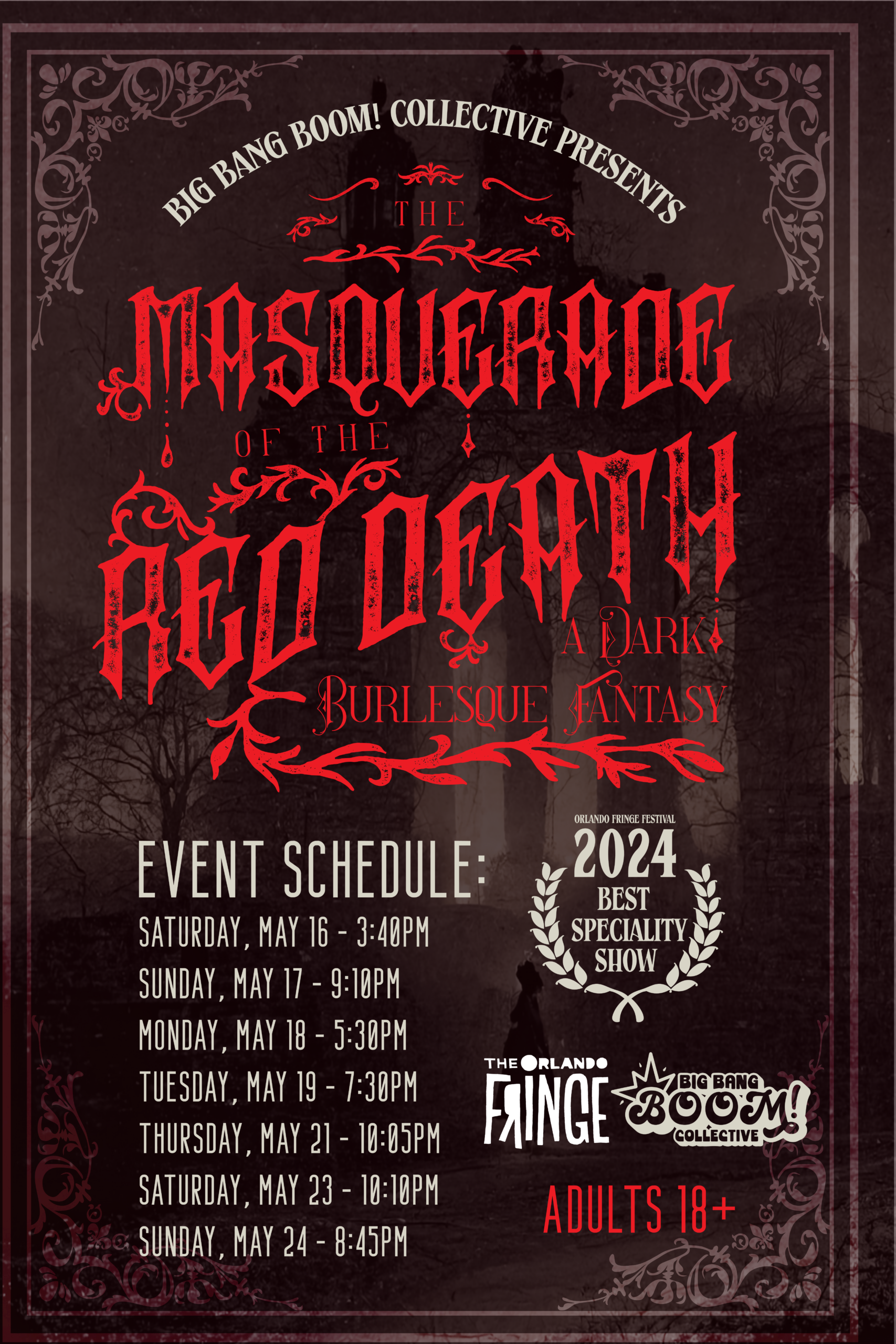 Big Bang Boom Cabaret Show Poster