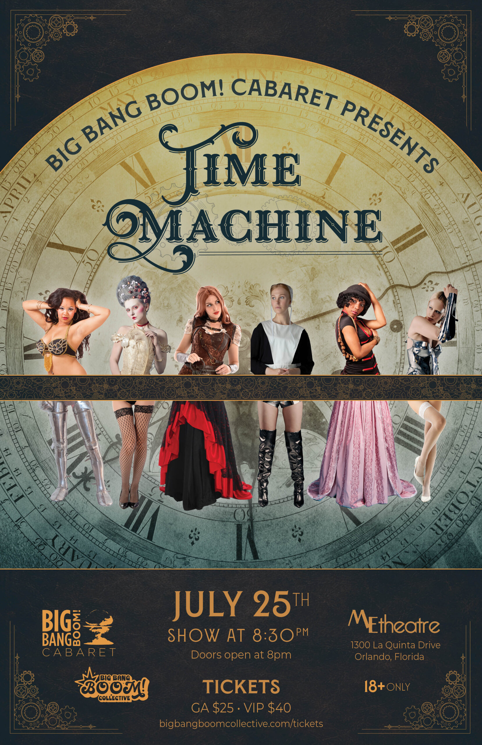 Big Bang Boom Cabaret Show Poster